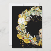 Uitnodiging van de Eve Party van het nieuwjaar Uit (Achterkant)