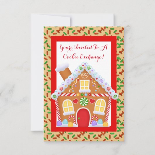 Uitnodiging van de Exchange-partij North Pole Cook (Voorkant)