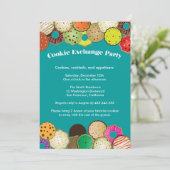 Uitnodiging van de Exchange Party van het Koekje (Staand voorkant)