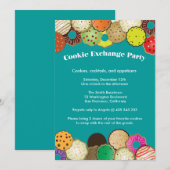 Uitnodiging van de Exchange Party van het Koekje (Voorkant / Achterkant)