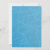 Uitnodiging van de exotische tropische proefvaarde (Achterkant)