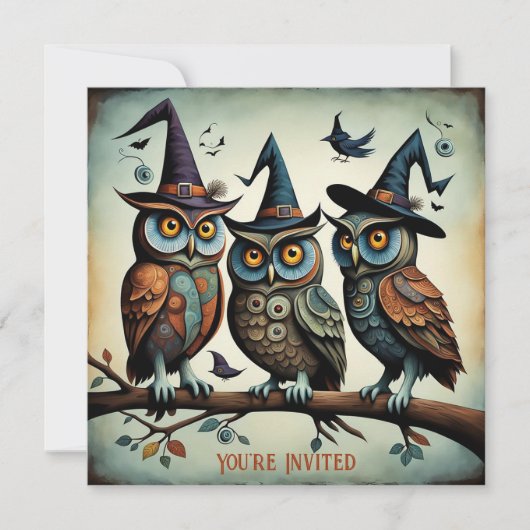 Uitnodiging van de Feathered Coven (Voorkant)