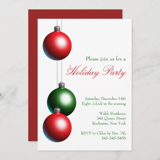 Uitnodiging van de feestdag om te spreken over Cri (Voorkant / Achterkant)