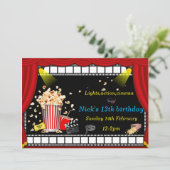 Uitnodiging van de filmactiegroep (Staand voorkant)