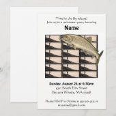 Uitnodiging van de Fisherman Retirement Party (Voorkant / Achterkant)