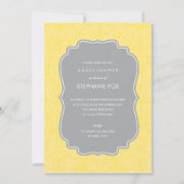 Uitnodiging van de Floral Party (Geel) (Voorkant)
