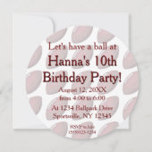 Uitnodiging van de football (Achterkant)