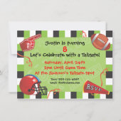 Uitnodiging van de football (Voorkant)