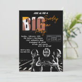 Uitnodiging van de football (Staand voorkant)