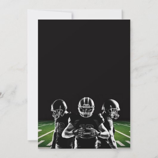 Uitnodiging van de football (Achterkant)