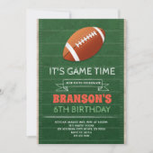 Uitnodiging van de football (Voorkant)