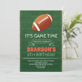 Uitnodiging van de football (Staand voorkant)