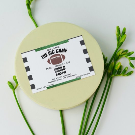 Uitnodiging van de football