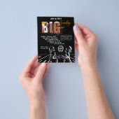 Uitnodiging van de football flyer (Hand)