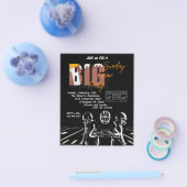 Uitnodiging van de football flyer (Enkel)