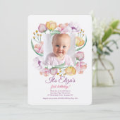 Uitnodiging van de Foto van het Lijst van de lente (Staand voorkant)