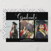 Uitnodiging van de Fotopartij van het afstuderen A (Voorkant / Achterkant)