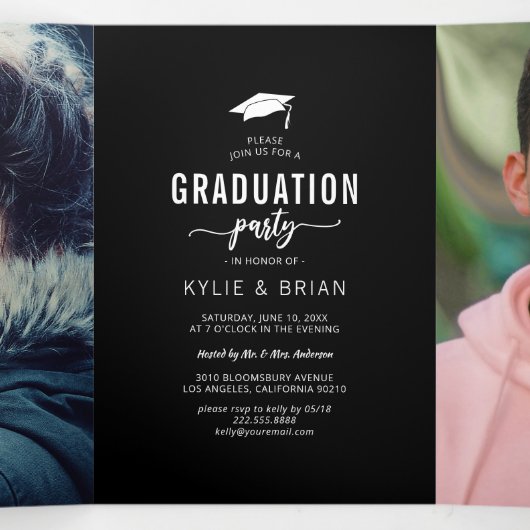 Uitnodiging van de Fotopartij van het dubbel Afstu (Binnenkant midden)