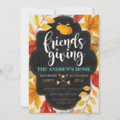 Uitnodiging van de Friendsgiving Party (Voorkant)