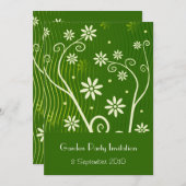 Uitnodiging van de Garden (Voorkant / Achterkant)