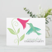 Uitnodiging van de Garden (Staand voorkant)