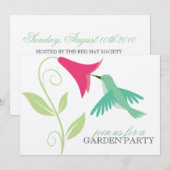 Uitnodiging van de Garden (Voorkant / Achterkant)