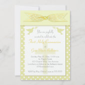 UITNODIGING VAN DE Gele 1e Heilige Communie VAN RI (Voorkant)