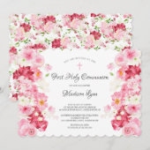 Uitnodiging van de Gemeenschap van de lente-bloese (Voorkant / Achterkant)