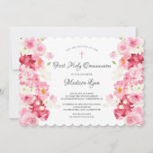 Uitnodiging van de Gemeenschap van de lente-bloese (Voorkant)