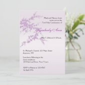 Uitnodiging van de gemeente Lavender Sakura (Staand voorkant)