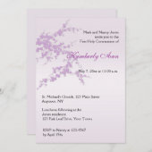 Uitnodiging van de gemeente Lavender Sakura (Voorkant / Achterkant)