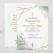 Uitnodiging van de gemeente Primera om onberispeli (Voorkant / Achterkant)