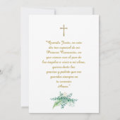 Uitnodiging van de gemeente Primera onberispelijk (Achterkant)