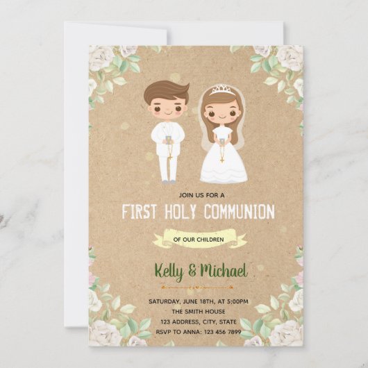 Uitnodiging van de gemeente Sibling (Voorkant)