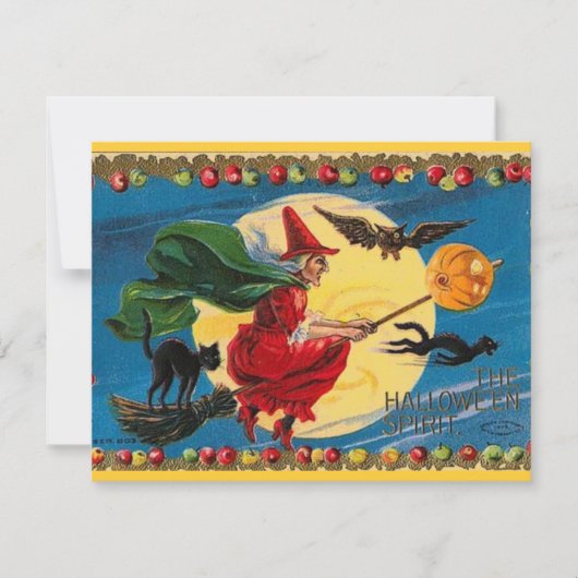  uitnodiging van de getuige Halloween (Voorkant)