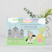 Uitnodiging van de gezamenlijke partij Knight en P (Staand voorkant)