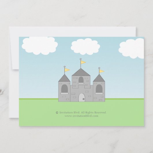 Uitnodiging van de gezamenlijke partij Knight en P (Achterkant)