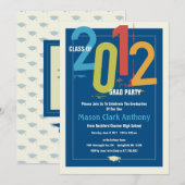 Uitnodiging van de Graduation Fun Party 2012 (Voorkant / Achterkant)