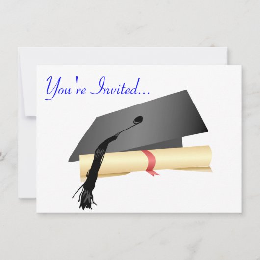 Uitnodiging van de Graduation Party (Voorkant)