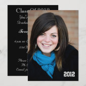 Uitnodiging van de Graduation Party (Voorkant / Achterkant)