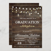 Uitnodiging van de Graduation Party (Voorkant / Achterkant)