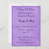 Uitnodiging van de Graduation Party (Achterkant)