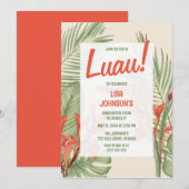 Uitnodiging van de Graduation Party (Voorkant / Achterkant)