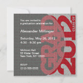 Uitnodiging van de Graduation Party 2012 Red 4 (Achterkant)