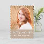 Uitnodiging van de Graduation Party | Kraft Paper  (Staand voorkant)