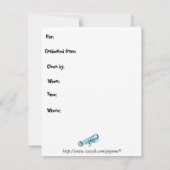 Uitnodiging van de GraduPartij - graad/middelbare (Achterkant)