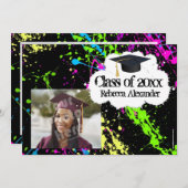 Uitnodiging van de GraduPartij van de Fotografie v (Voorkant / Achterkant)