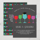 Uitnodiging van de GraduPartij voor de Glasboog Wi (Voorkant / Achterkant)