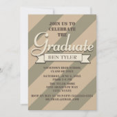 Uitnodiging van de Groene en de Tan Camo Graduatio (Voorkant)