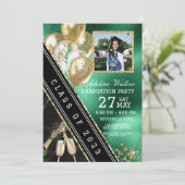 Uitnodiging van de Groene en Gouden Partij (Staand voorkant)